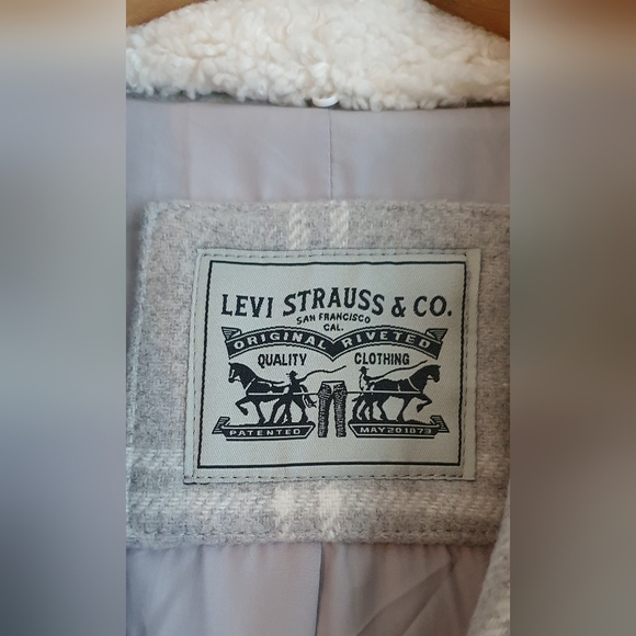 NWT LEVI'S WOOLBLEND COAL XS (CAN FIT S) - Picture 9 of 11